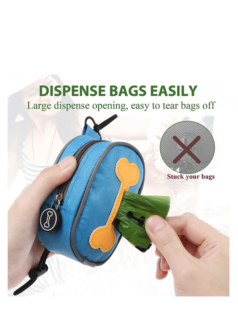 Dog Bags Leak Proof and Extra Thick Waste Bags With Dog Bag Dispenser Fits Any Dog Leash 15 Counts 9 Rolls Lavender Scented Doggie Bags and 1 Bag Holder