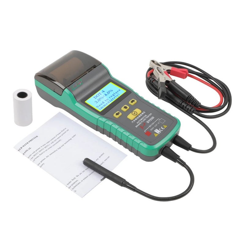 DY23D Car Brake Fluid Tester With Printer Accurate Test Tool for Car Digital Display Automotive Brake Fluid Water Content Check Tool with Audible and Visual Alarm - Image 1