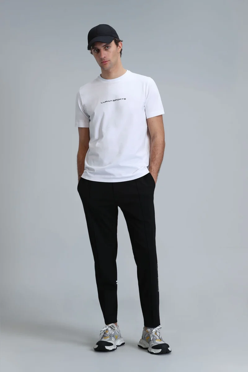 لوفيان Men's Tony Modern Graphic T-Shirt 111020190 White