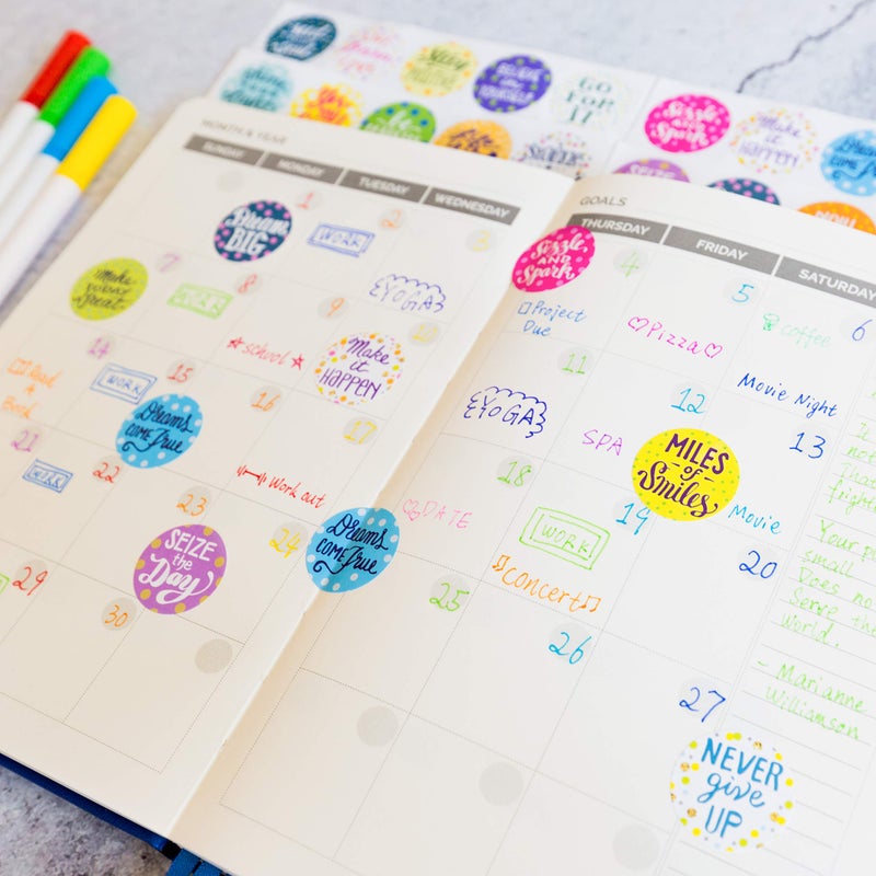 Youngever 2000 Motivational Confetti Inspiring Stickers, Words to Inspire Planner Stickers, Motivational Encouragement Stickers, Positive Stickers for Book, Notebook, Planner - Image 4