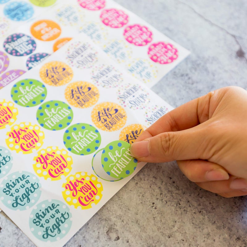 Youngever 2000 Motivational Confetti Inspiring Stickers, Words to Inspire Planner Stickers, Motivational Encouragement Stickers, Positive Stickers for Book, Notebook, Planner - Image 5