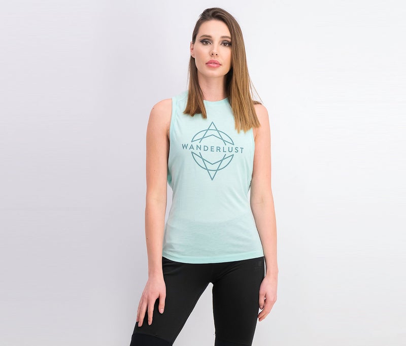 Adidas Women Wanderlust Tank Top, Mint - Image 1