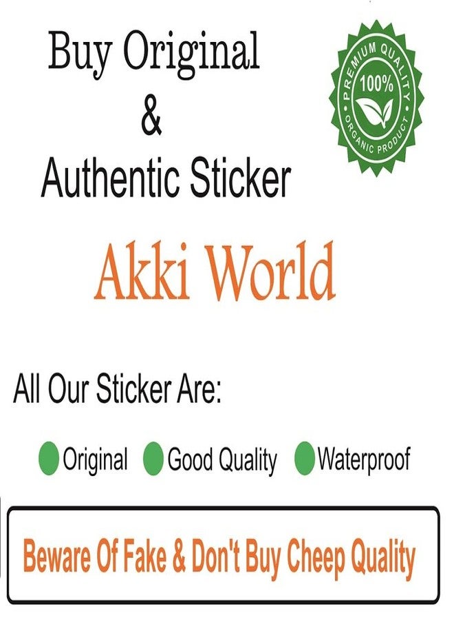 Akki World Cool Bengal Tiger Wall Sticker for Kids Room, Restaurant, Cafe, Bedroom, Living Room, Office (Multicolor, Size - 38 Cm X 64 Cm) - Image 5