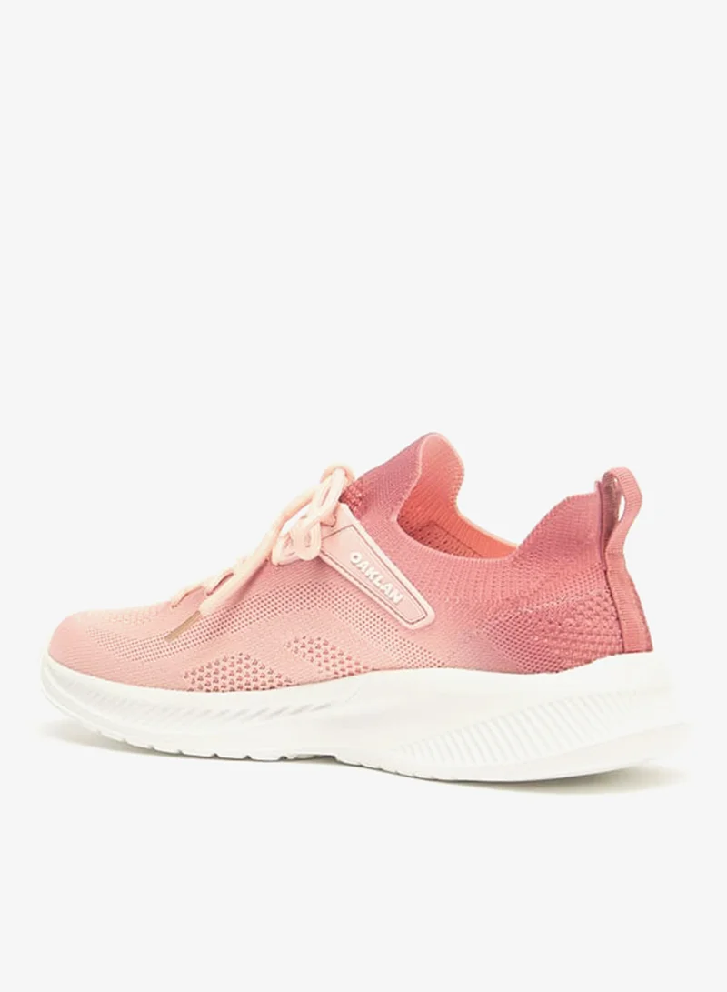 Oaklan by Shoexpress Women Ombre Slip-On Sports Shoes with Lace Detail