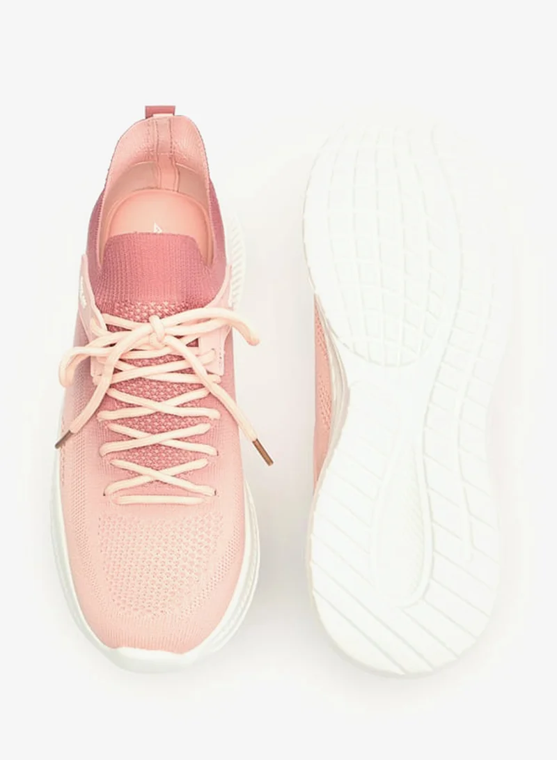 Oaklan by Shoexpress Women Ombre Slip-On Sports Shoes with Lace Detail