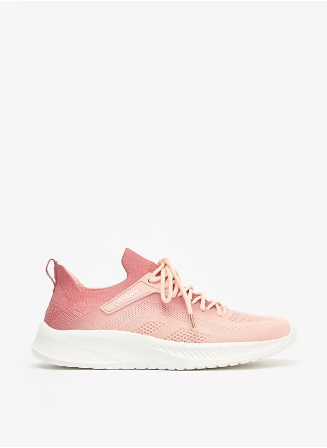 شو اكسبرس Women Ombre Slip-On Sports Shoes with Lace Detail