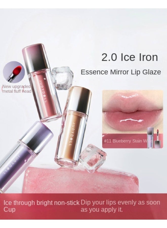 2.0 آيس آيرون ليب جلواس - تم التطوير لتحسين الترطيب، ولون طويل الأمد، ومقاوم للبهتان، ومظهر لامع - Image 2