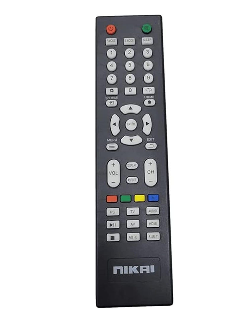 New Replacement Remote Control, Remote Control Fit, Universal Remote Control Compatible with NIKAI TV (TYPE 1) - Image 3