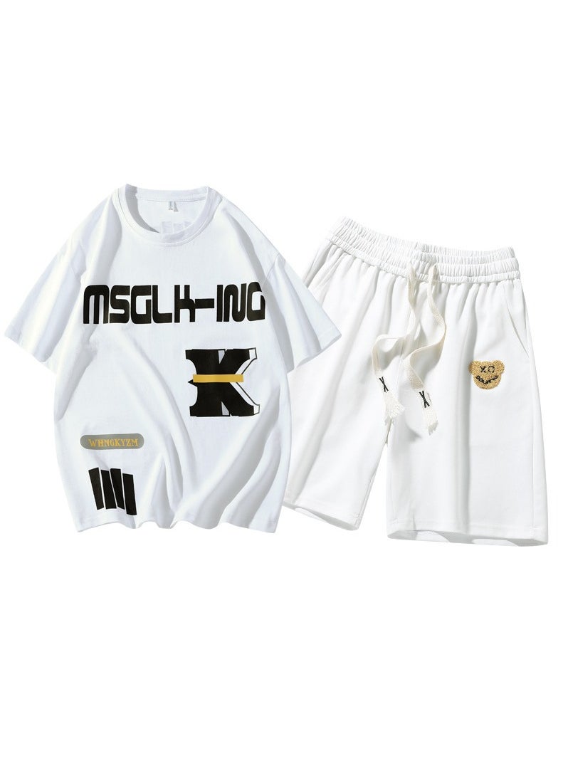 KUYING - New Fashion Versatile Short Sleeve Set - Image 1