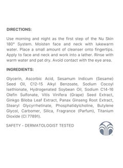 Nu Skin Rediscover Youthful Skin with Nu Skin 180° Face Wash - Anti-Aging Cleanser for Smoother Skin, Diminished Wrinkles, and Dark Spot Reduction - Creamy Vitamin C Formula  - Image 2