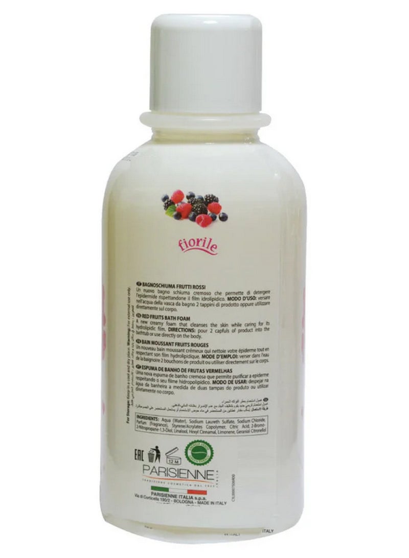 Parisienne Fiorile Red Fruits Bath Foam Ph Neutral 1000 ML - Image 2