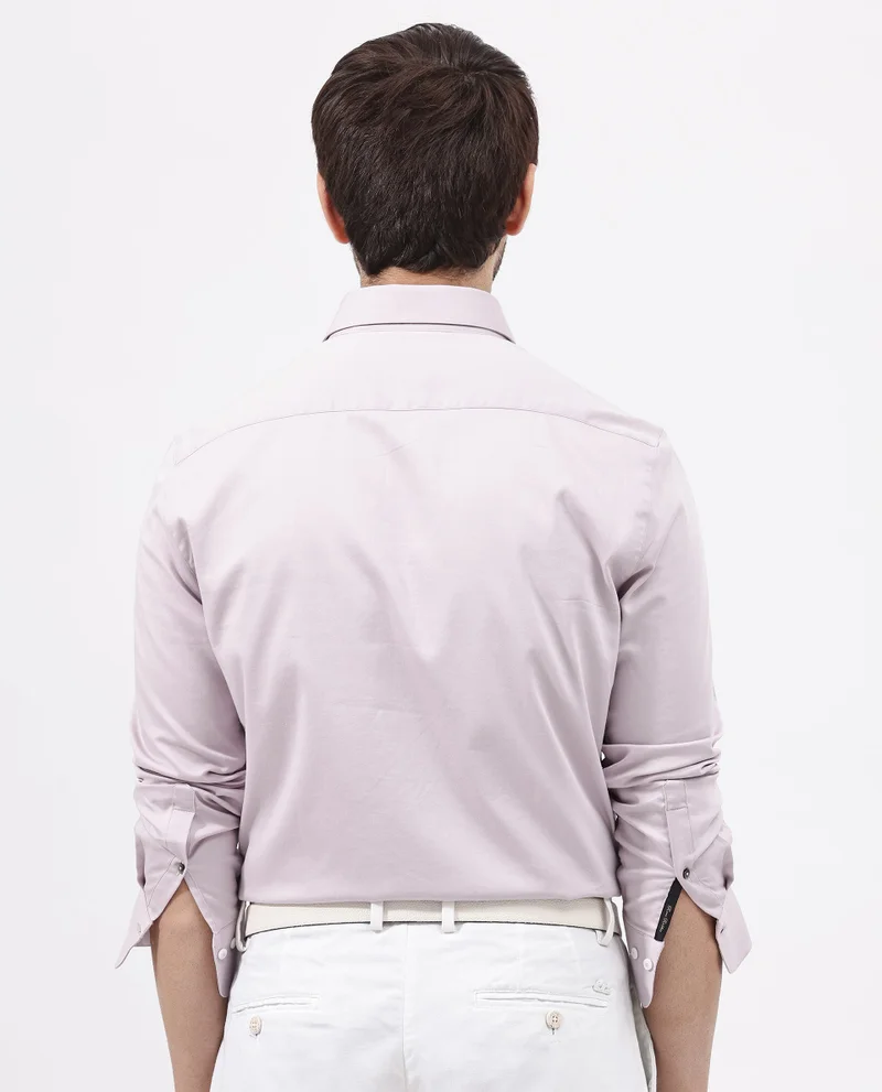 Rare Rabbit Men's Satin Stretch Shirt