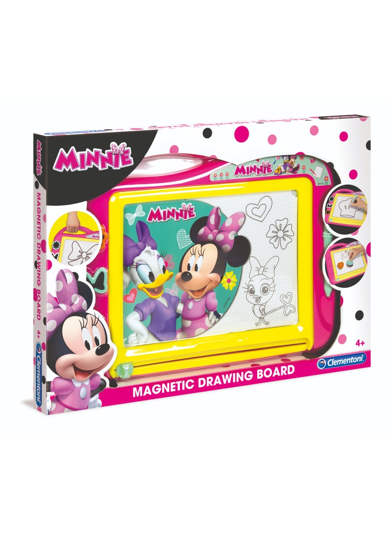 Clementoni Minnie Mouse Magnetic Drawing Board | Sketch Doodle Board | Learn How to Draw and Write! Magnetic Educational Toy | Early Learning Toy | Helps with Motor Skill Development & Creativity | Perfect Gift for Toddler - Image 1