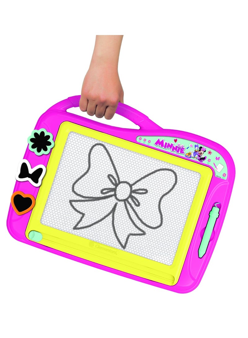Clementoni Minnie Mouse Magnetic Drawing Board | Sketch Doodle Board | Learn How to Draw and Write! Magnetic Educational Toy | Early Learning Toy | Helps with Motor Skill Development & Creativity | Perfect Gift for Toddler - Image 2