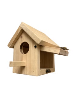 Generic Natural Wooden Birdhouse – Hanging Nesting Box for Small Birds, Easy to Install & Clean  - Image 2