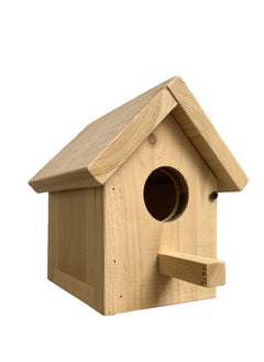 Generic Natural Wooden Birdhouse – Hanging Nesting Box for Small Birds, Easy to Install & Clean  - Image 3