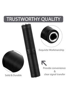 KASTWAVE 3 قطع من موصلات الصوت TRS/TS مقاس 1/4 بوصة من أنثى إلى أنثى، وموصلات توصيل ستيريو وموصلات أحادية مقاس 6.35 مم من TRS، وموصل تمديد لمكبر الصوت وصوت الجيتار  - Image 5