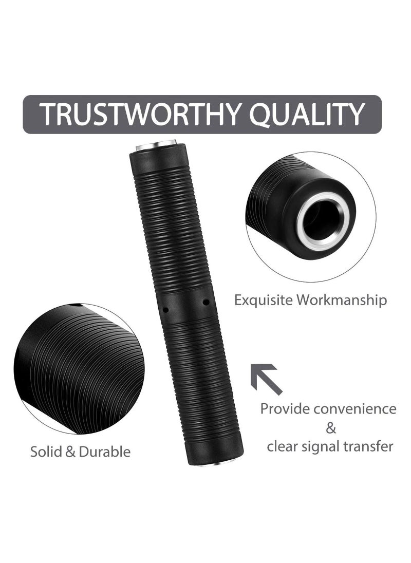KASTWAVE 3 Pcs 1/4 Inch TRS/TS Coupler Female to Female Audio Connector, 6.35 mm TRS Stereo and Mono Jack Adapter Joiner, Extension Connector for Amplifier Speaker Guitar Sound  - Image 5