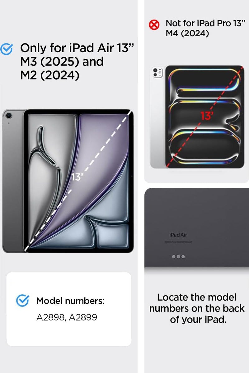 Spigen جراب Urban Fit iPad AIR مقاس 13 بوصة M2 (2024) مع حامل قلم رصاص - ذهبي وردي - Image 2