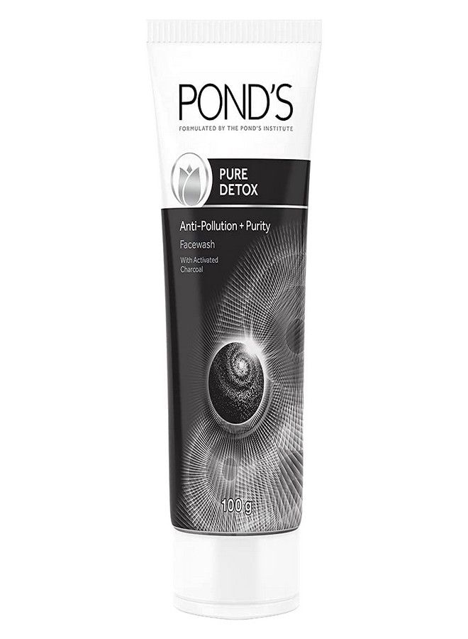 Pond's Pond's Pure White Anti Pollution Face Wash, 100g - Image 1