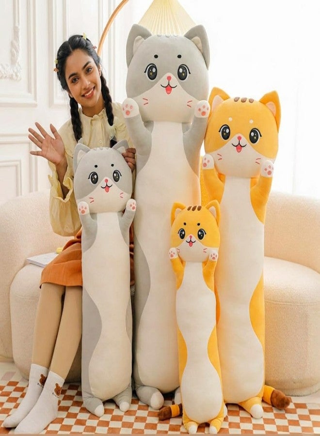 TechMax Solution Charming Long Cat Plush Cushion Soft Toy Pillow for Kids Adults Home Decoration - Image 5
