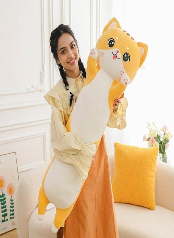 TechMax Solution Charming Long Cat Plush Cushion Soft Toy Pillow for Kids Adults Home Decoration - Image 3