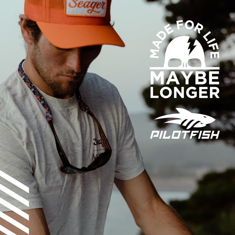 Pilotfish Premium Cotton Eyewear Retainer Sunglass Strap - Multiple Design Options - Soft & Durable Sunglass Holder - Image 5