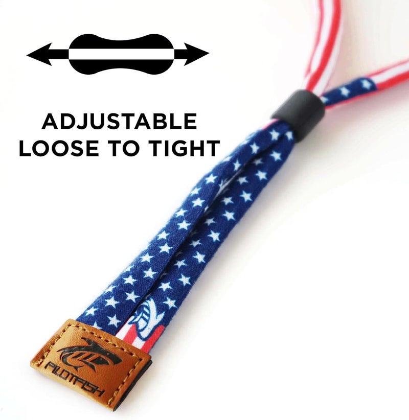 Pilotfish Premium Cotton Eyewear Retainer Sunglass Strap - Multiple Design Options - Soft & Durable Sunglass Holder - Image 3