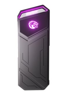 كينجس بيك Z5 1 تيرابايت SSD خارجي محمول مع ضوء RGB - ما يصل إلى 2100 ميجابايت/ثانية، حافظة من سبائك الزنك، واجهة USB 3.2 Gen2x2، محركات الأقراص الصلبة ذات الحالة الصلبة القصوى، متوافقة مع الهاتف المحمول/PS5/الكمبيوتر المحمول/التلفزيون/الكمبيوتر الشخصي  - Image 2