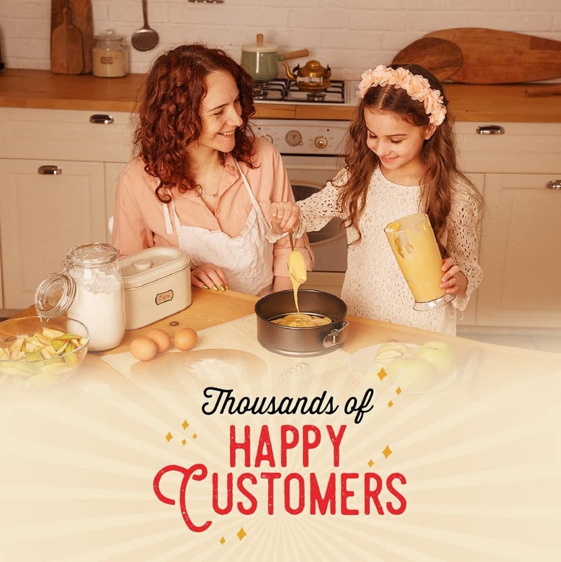 Baker's Signature [220 Liners] Heavy Duty 8 Inch Parchment Rounds Paper Baking Sheets | Precut Silicone Coated & Unbleached â€“ Will Not Curl or Burn â€“ Non-Toxic & Comes in Convenient Packaging - Image 4