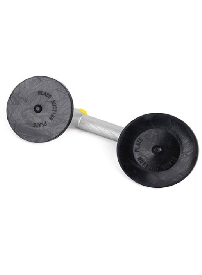 رافع شفط احترافي بكوبين من الألومنيوم | ماص زجاجي مزدوج شديد التحمل للبلاط والمرايا والجرانيت | الحمولة القصوى 55 - 80 كجم - Image 4