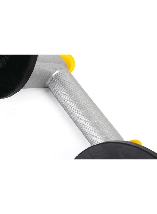 رافع شفط احترافي بكوبين من الألومنيوم | ماص زجاجي مزدوج شديد التحمل للبلاط والمرايا والجرانيت | الحمولة القصوى 55 - 80 كجم - Image 3