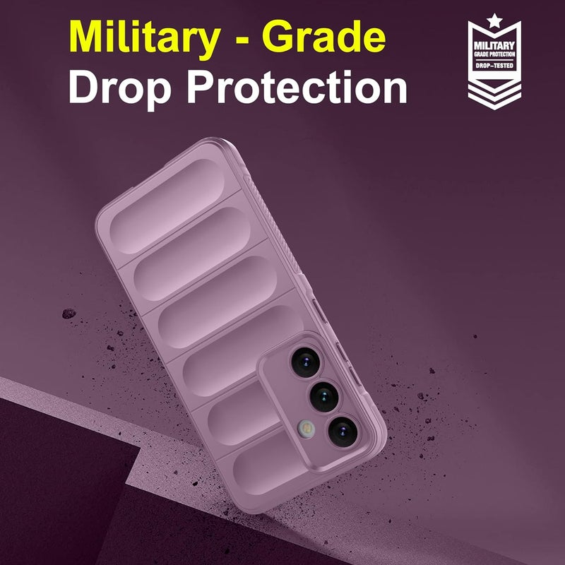 ZAPCASE غطاء خلفي لجهاز سامسونج جالاكسي S24 5G | متوافق مع غطاء خلفي لجهاز سامسونج جالاكسي S24 5G | غطاء سحري من السيليكون السائل مع حماية الكاميرا | لافندر - Image 5