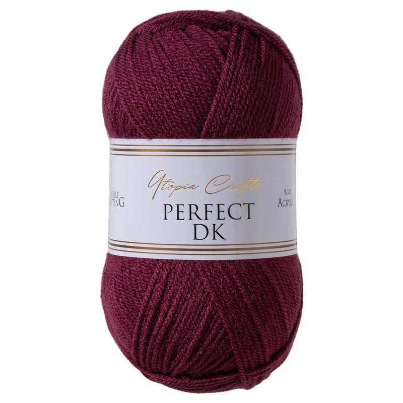 Utopia Crafts DK Double Knitting Yarn 100g Grape Purple