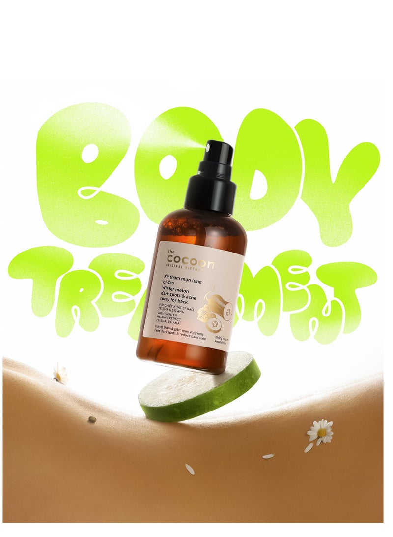 ذا كوكوون أورجنال فيتنام بخاخ البطيخ الشتوي للبقع الداكنة وحب الشباب للظهر 140 مل - Image 5