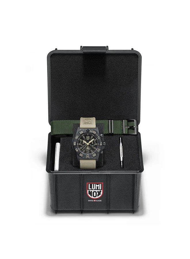 Luminox Men's Chronograph Round Shape Rubber Wrist Watch XS.3590.NSF.SET - 45 Mm  - Image 3
