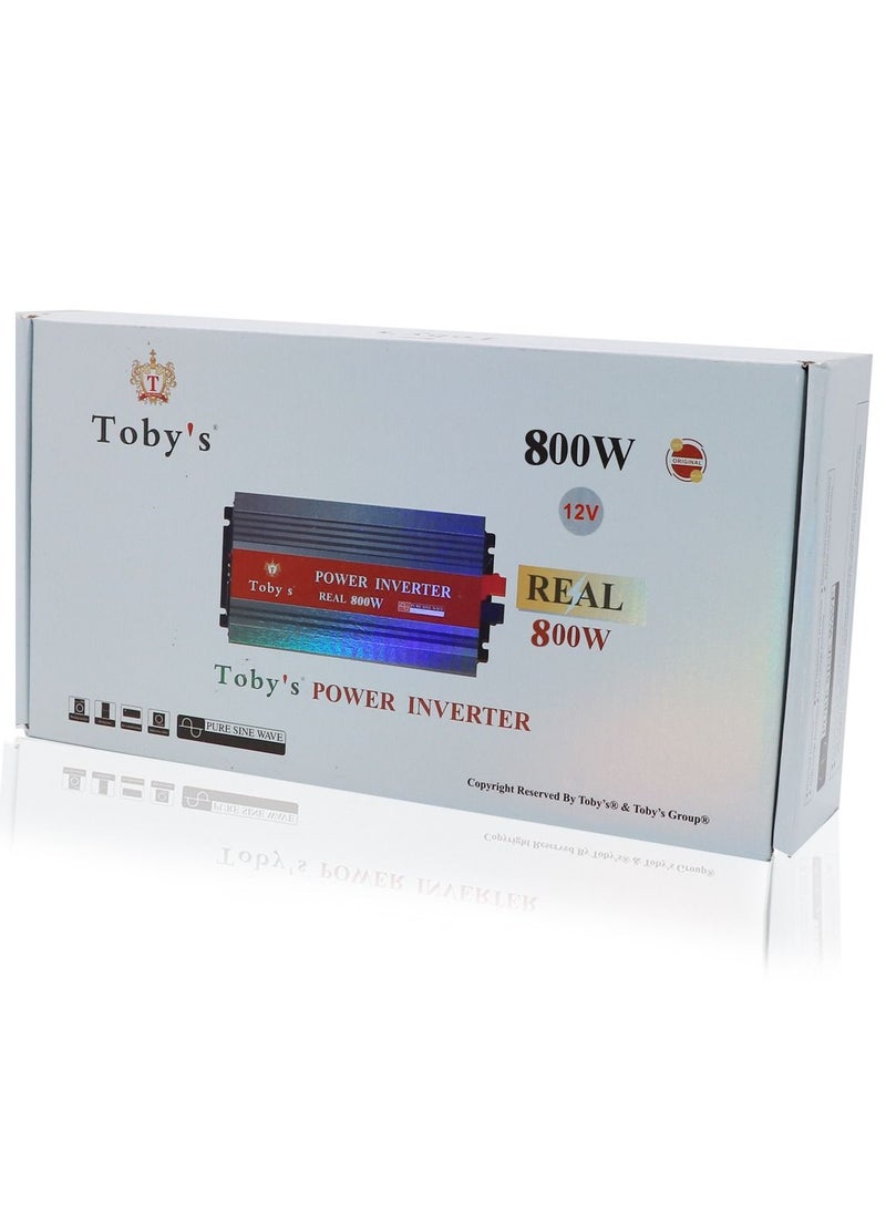 توبيز توبي 800W سيارة عاكس تيار مستمر 12 فولت إلى تيار متردد 220 فولت محول جهد تلقائي  - Image 4