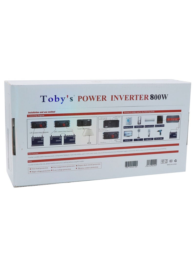 توبيز توبي 800W سيارة عاكس تيار مستمر 12 فولت إلى تيار متردد 220 فولت محول جهد تلقائي  - Image 5