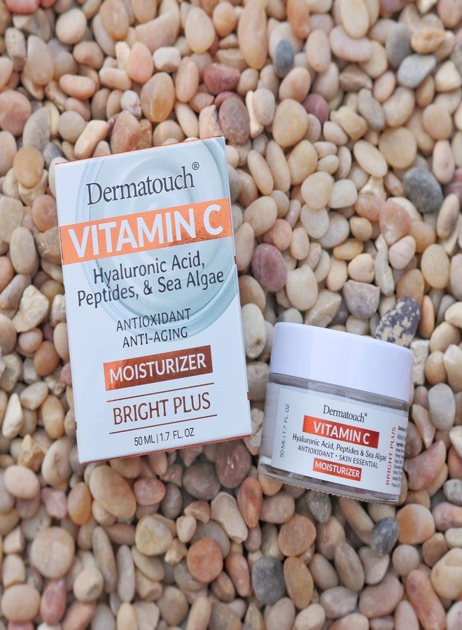 DERMATOUCH مرطب ديرماتوتش بفيتامين سي مع حمض الهيالورونيك، ببتيدات وطحالب بحرية، 1.75 أونصة سائلة - صنع في أمريكا - Image 3