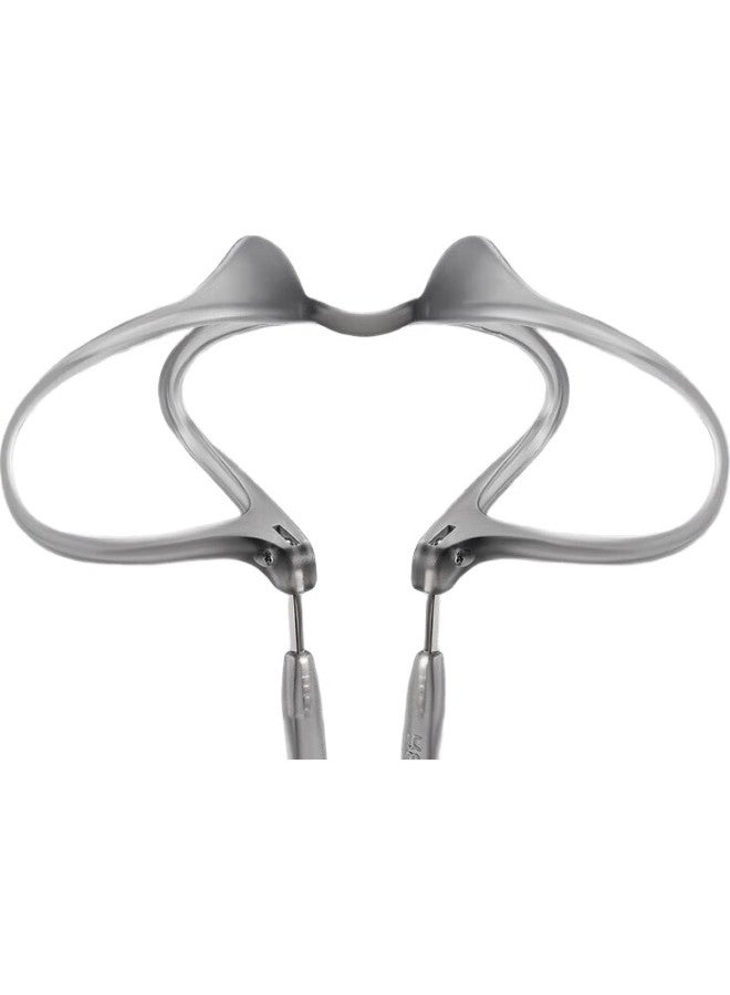 Sunset Red Reading Glasses For Men, Fashionable Ultra-Light High-Definition Anti-Blue Light Presbyopic Glasses For Women E9088G, Iron Gray 200 Degrees - Image 3