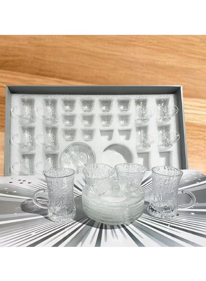 TAKHTEELA Luxury Set of Tea Cups and Coffee Cups with Saucers – 36 Elegant Pieces for Special Occasions and Everyday Use - Image 1