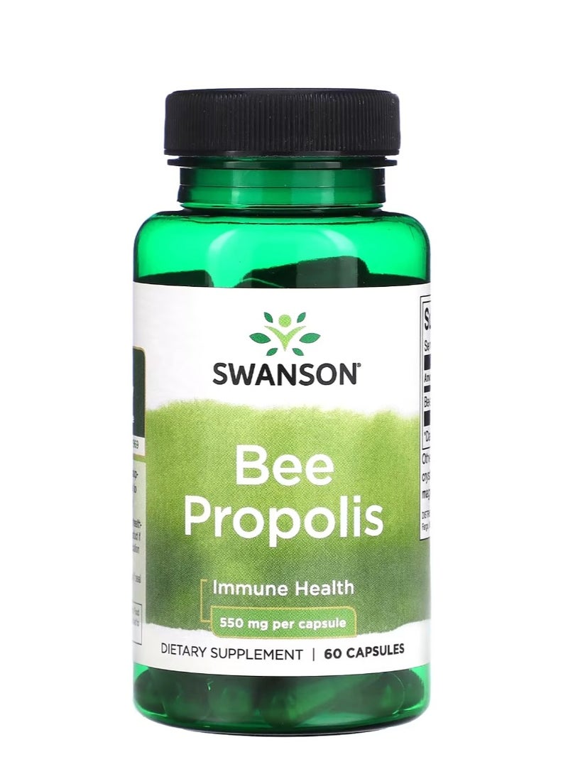 SWANSON Bee Propolis 550 mg 60 Capsules  - Image 1