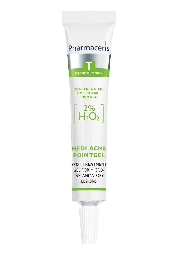 Pharmaceris T Spot Treatment Medi Acne-Pointgel, 10ml - 2% Hydrogen Peroxide with Salicylic Acid and D-Panthenol for Rapid Acne Treatment - Image 2