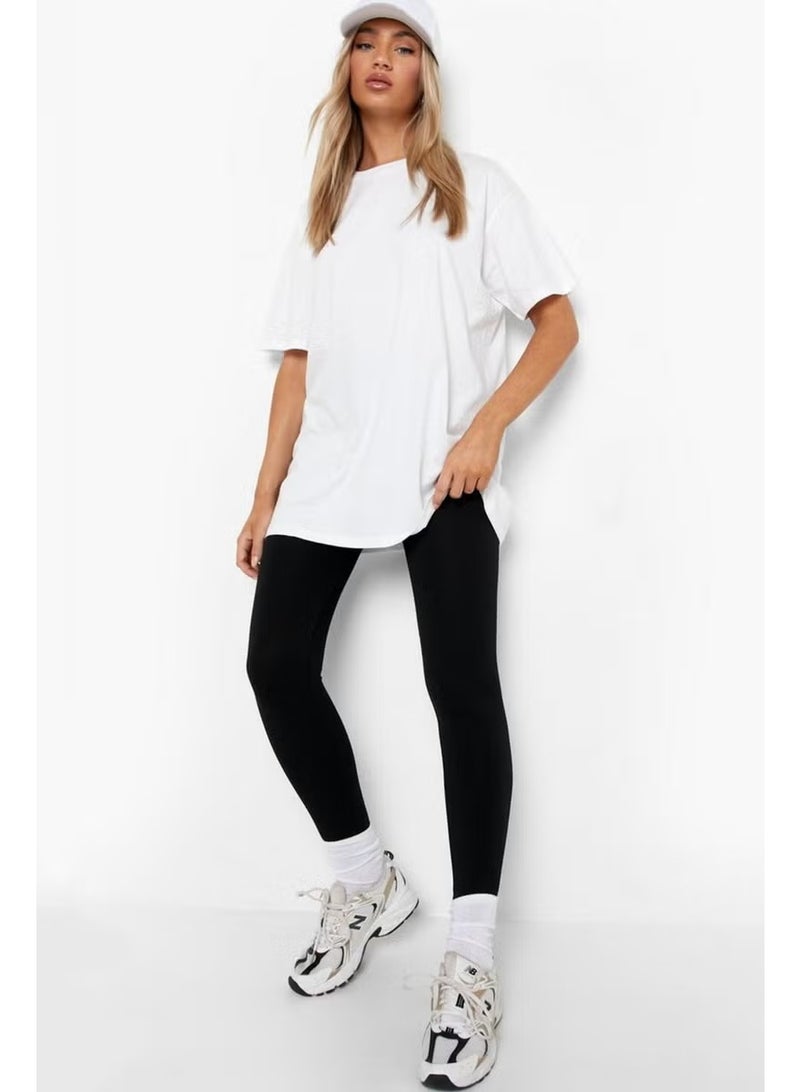 Rock&Roll Retail Love Plug White Short Sleeve Back Printed Women's Oversize T-Shirt - Image 1