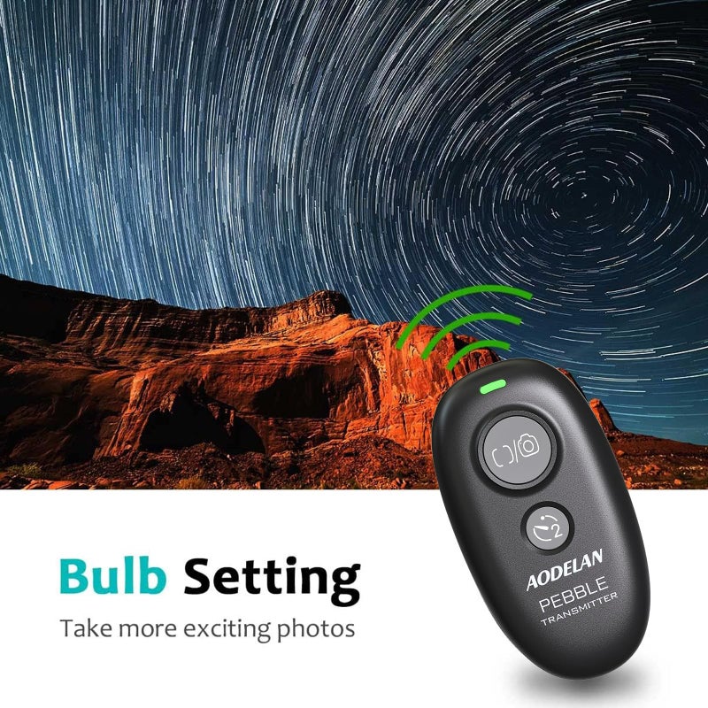 AODELAN Camera Remote Control | Wireless Shutter Release | for Sony a5100 a6000 a6300 a5000 a7 III a7 II a7 a7R III a9 RX100 III RX10M2 | Replaces Sony RM-L1AM and RM-SPR1 - Image 4