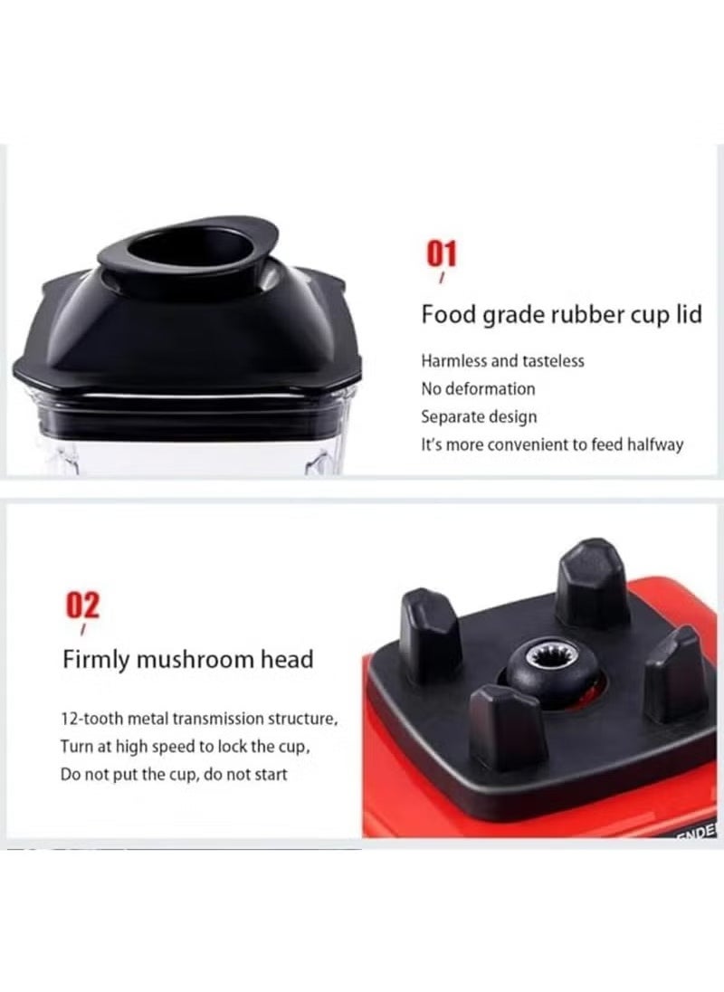 SILVER CREST Juicer Mixer Blender Smoothie Maker 1.5L Containers Steel Blades Ice Crush Function Multi Mill Grinder Chopper Countertop Food Blender Accessories mixer grinder juicer machine food processors  - Image 4