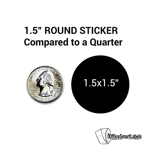 OfficeSmartLabels 5.99 Preprinted Price Stickers - 1.5 Inch Circle Round Stickers in Fluorescent Neon Green for Retail Store, Garage Sale, Yard Sale, Flea Market Pricing Labels and More - 300 Labels per Roll - Image 4