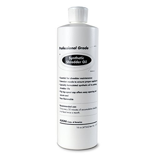 Aurora SL16 Professional Grade Synthetic Shredder Oil 16 Oz FlipTop Leak Proof Bottle Synthetic Shredder Oil 16 oz Bottle - Image 1