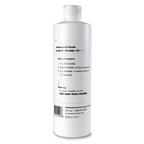 Aurora SL16 Professional Grade Synthetic Shredder Oil 16 Oz FlipTop Leak Proof Bottle Synthetic Shredder Oil 16 oz Bottle - Image 3