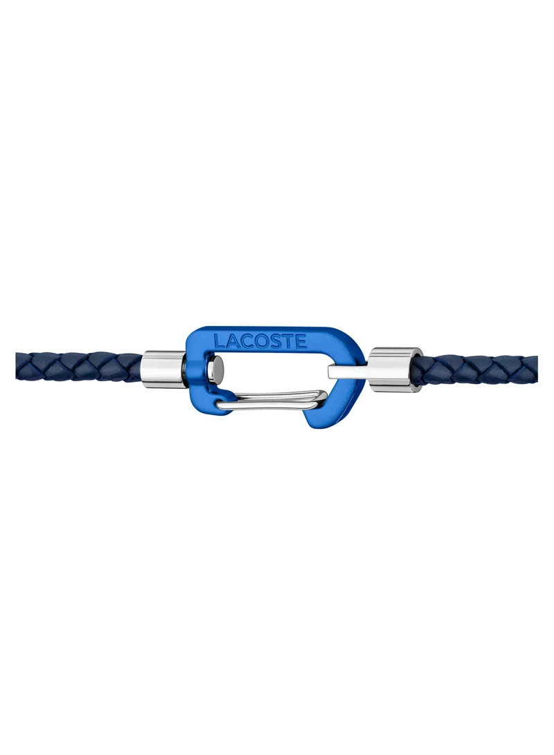 LACOSTE Lacoste Men's Blue Braided Leather Cord - 2040315